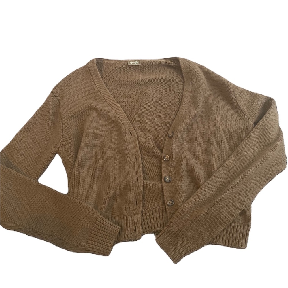 Brown Pacsun cardigan cropped